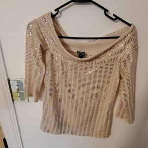 Gold Sequin Shirt